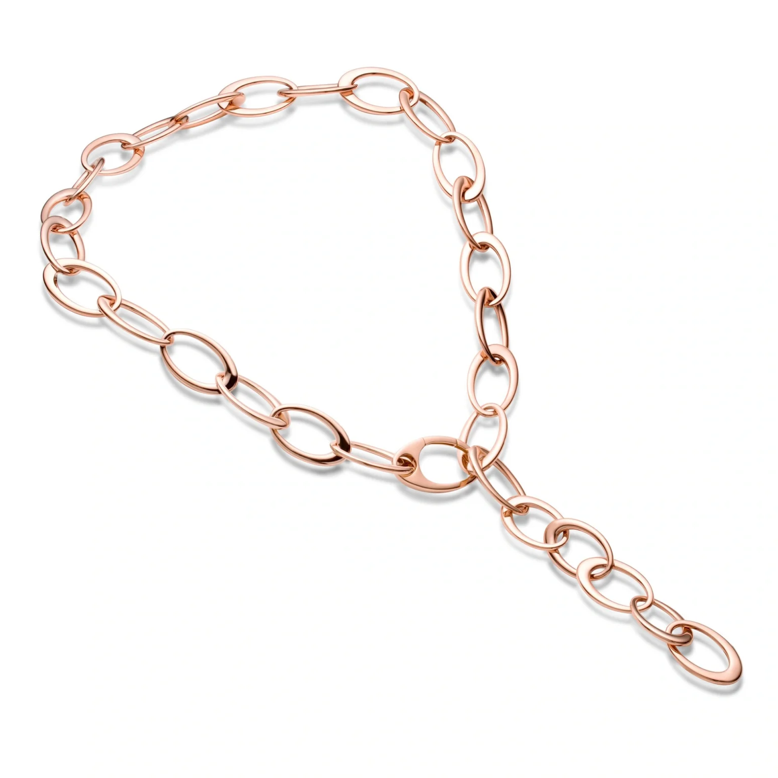 Rose gold chain "Ellipse"