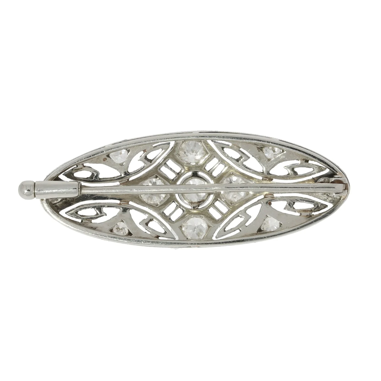Oval art deco brooch - Image 2