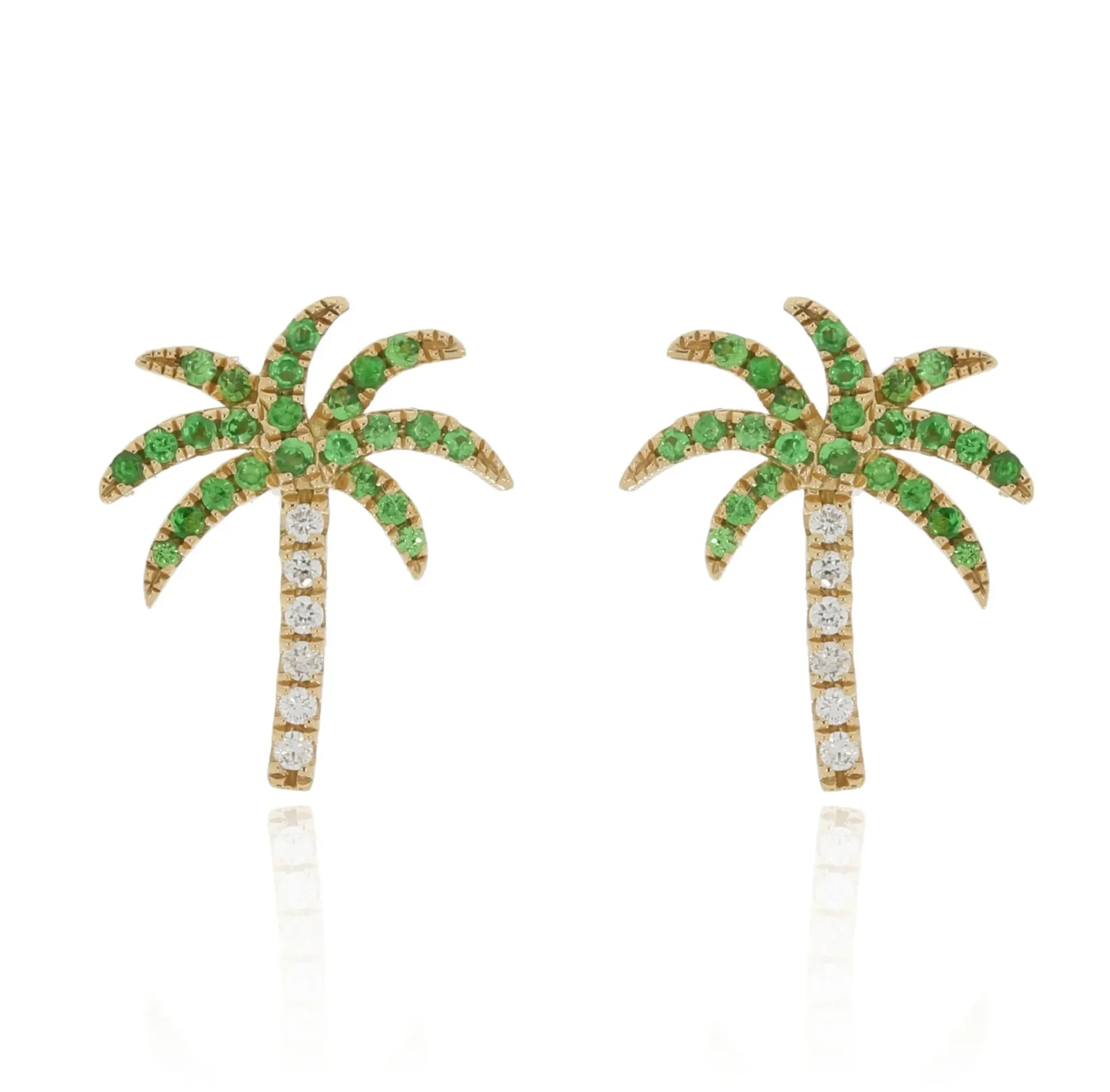 Palm tree earrings