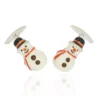 Cuff links snowman