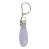 Jade earrings with lilac jade drops