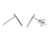 Lightning diamond ear studs
