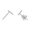 Diamond hashtag earrigns
