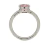 Morganitring rund mit Diamanten