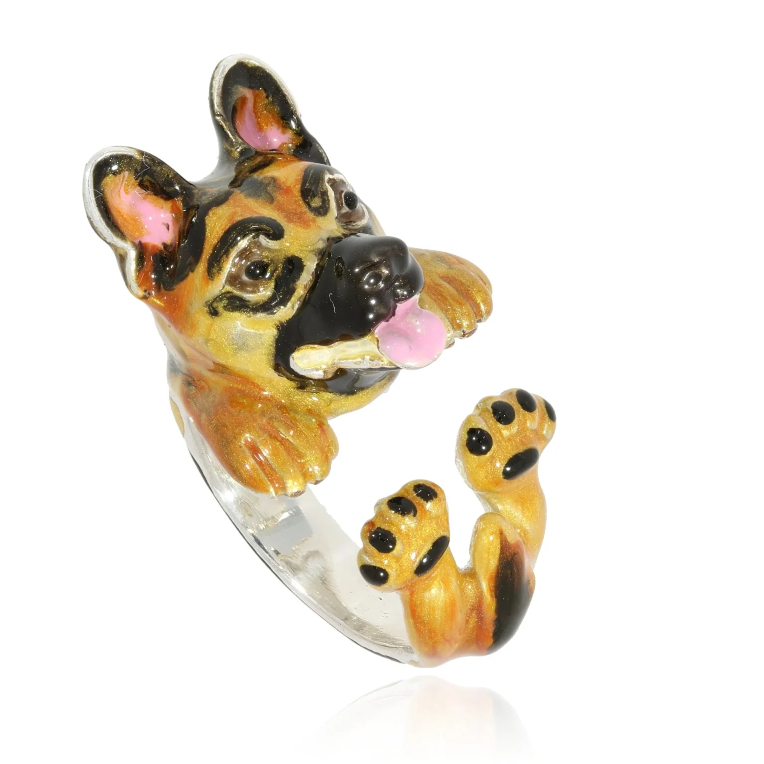 Silver ring german shepherd