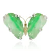 Vintage brooch fliying duck