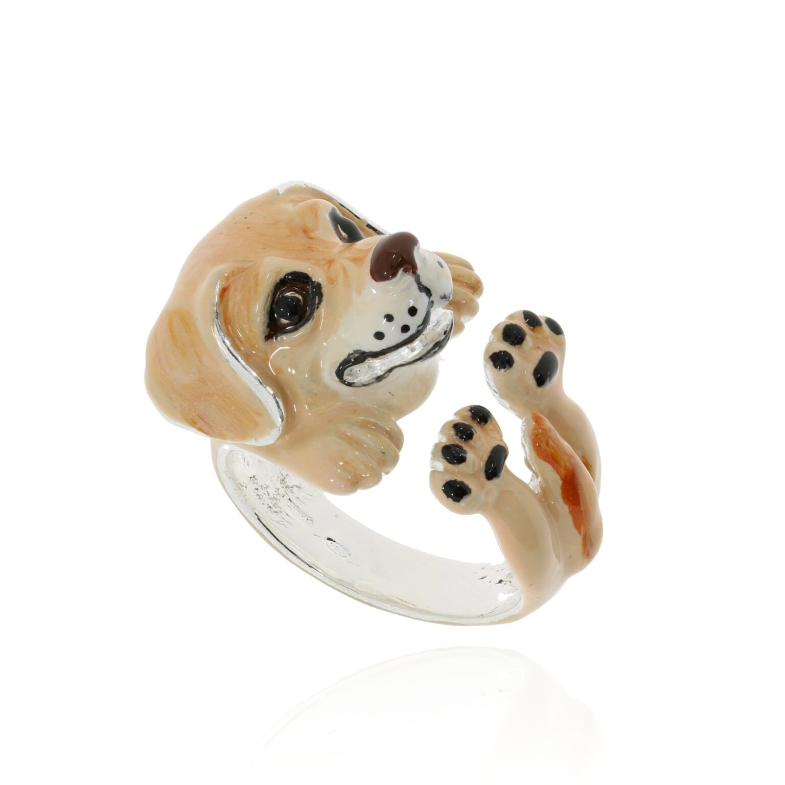 Silver ring Labrador light