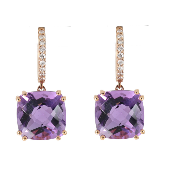 Amethyst Ohrgehänge