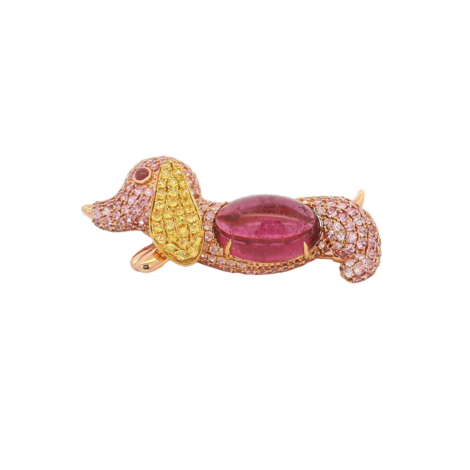 Charmante Dackelbrosche