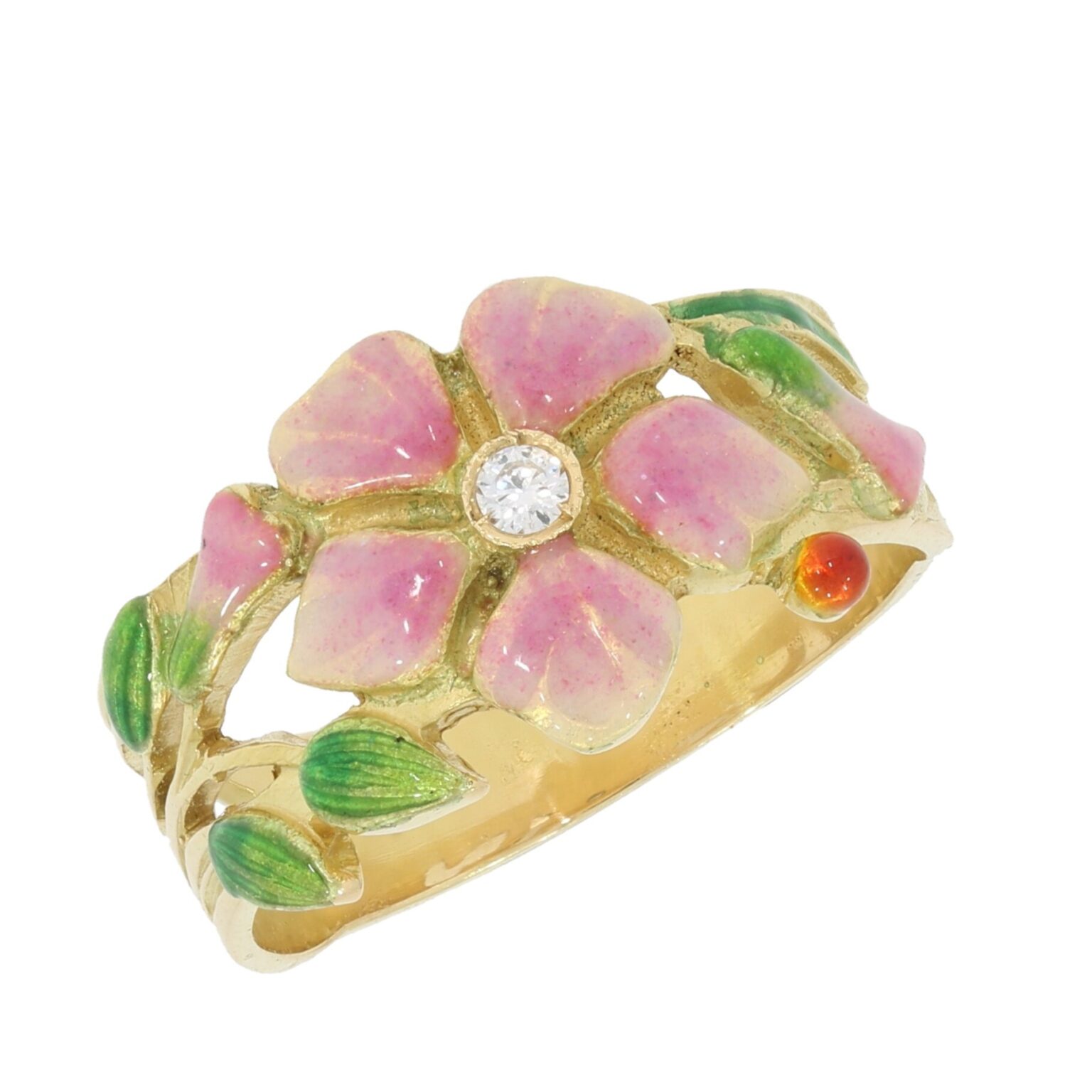 Email-Blumenring rosa