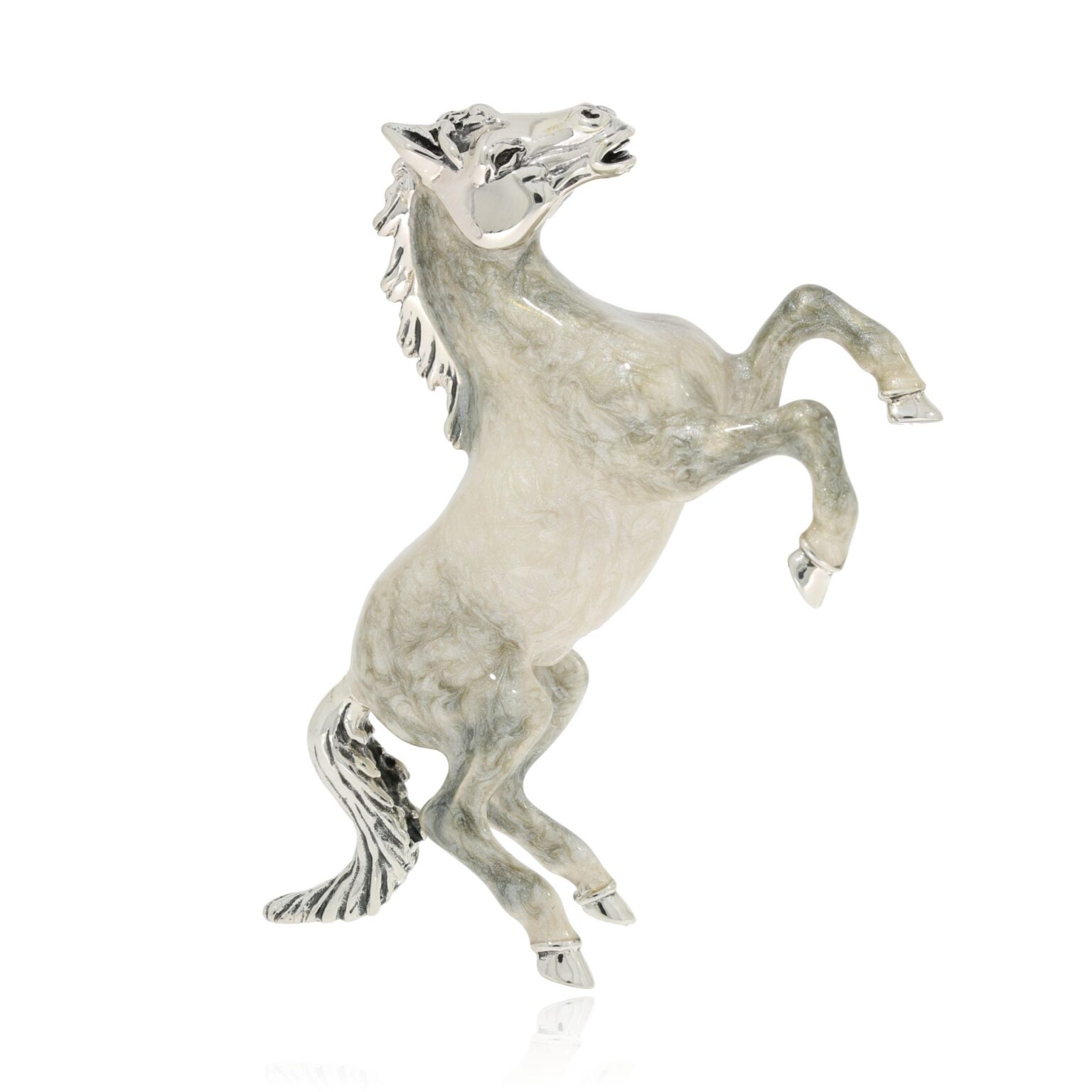 Silberfigur Lipizzaner