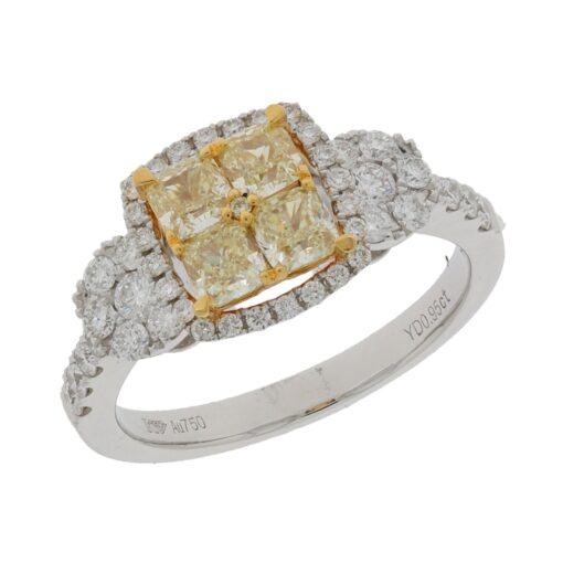 Gelber Diamantring