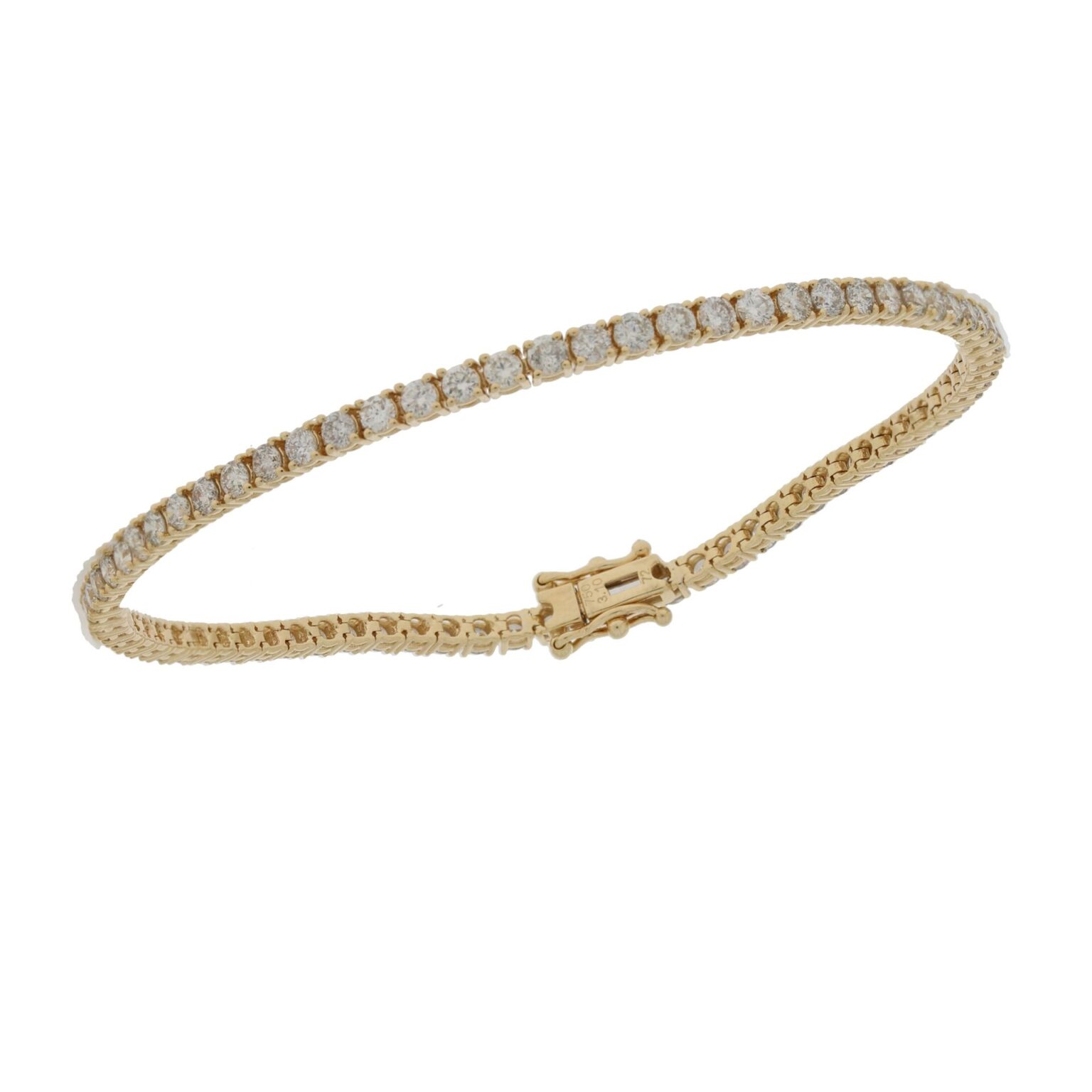 Tennisarmband in Gelbgold 3