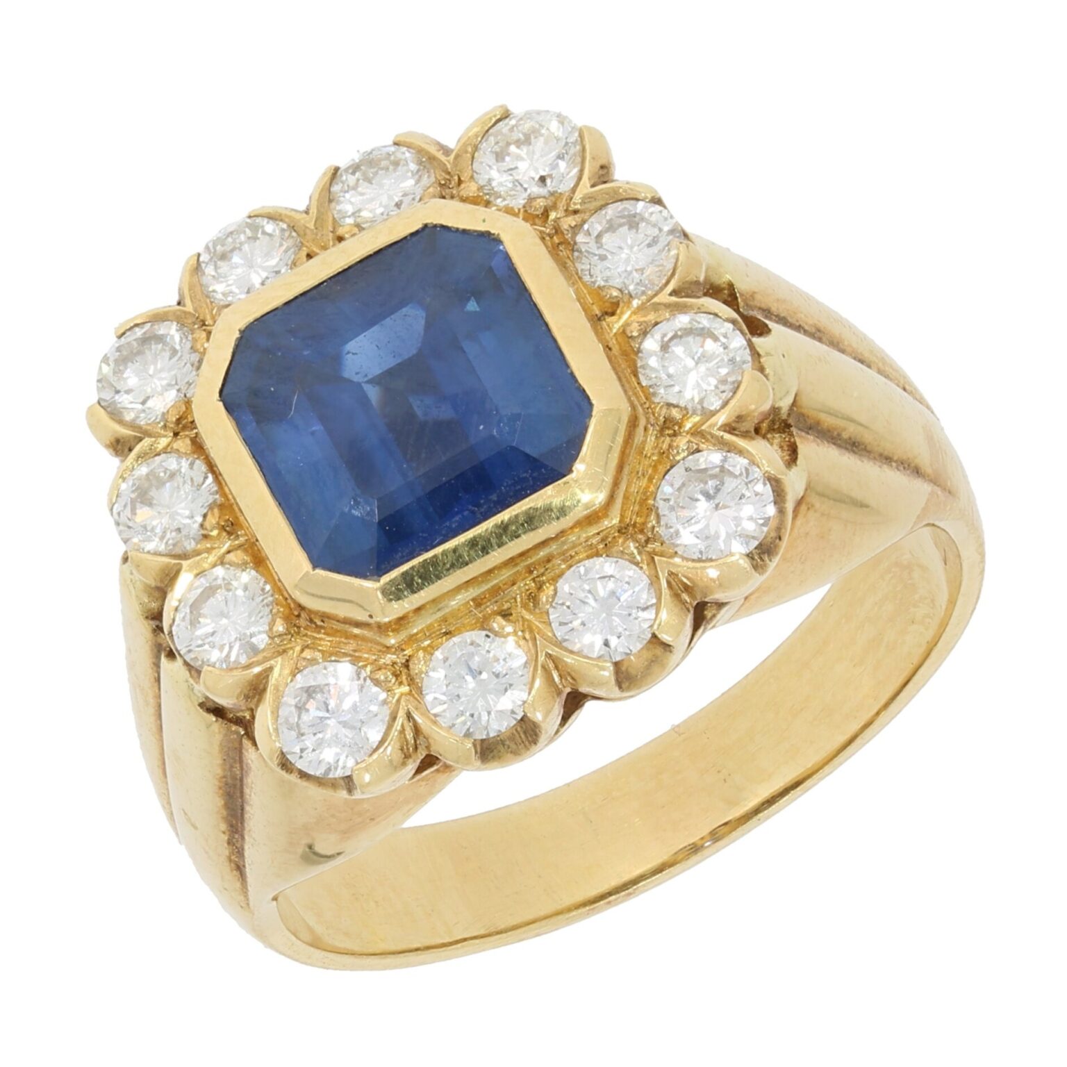 Vintage Ceylon Saphir Ring